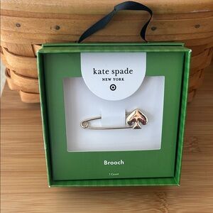Kate Spade and Target Colab Gold Spade Brooch